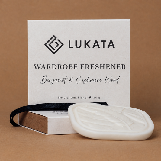 Lukata scented wax wardrobe freshener for wardrobes and drawers