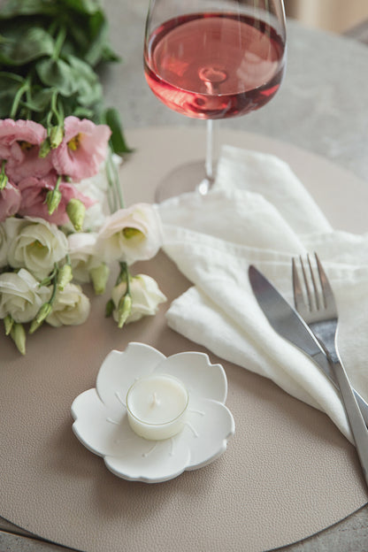 Small White Gypsum Tray – Minimalist Ring Dish & Holder for Small Items