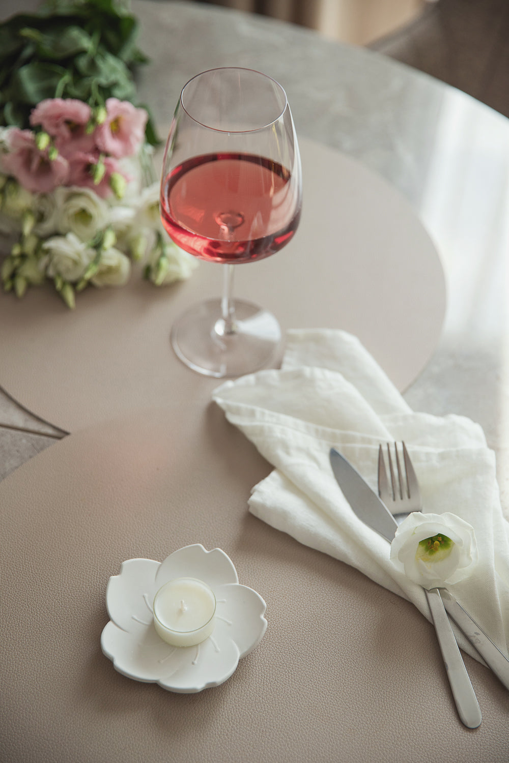Small White Gypsum Tray – Minimalist Ring Dish & Holder for Small Items