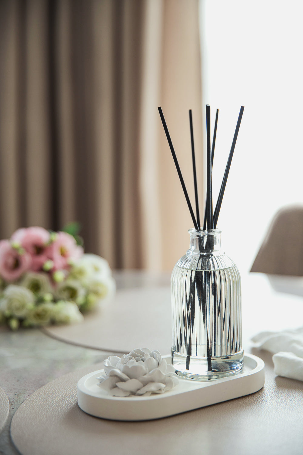 Reed Diffuser 200ml with 8 Sticks – Long-Lasting Home Fragrance