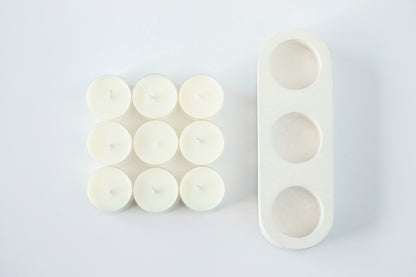 Candle Fragrances Sample Pack - Tea Candle Set of 8 - Scented Coconut Wax Tea Candles