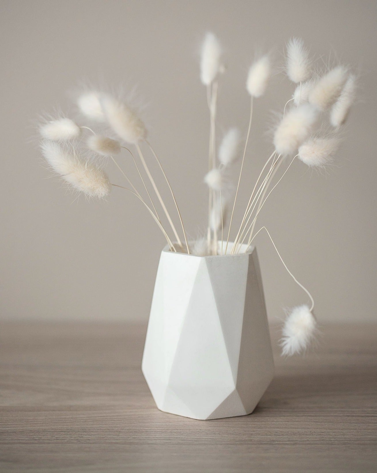 Diamond Shape Vase for Dry Flowers - Flower Pot Home Decor, Housewarming Gift