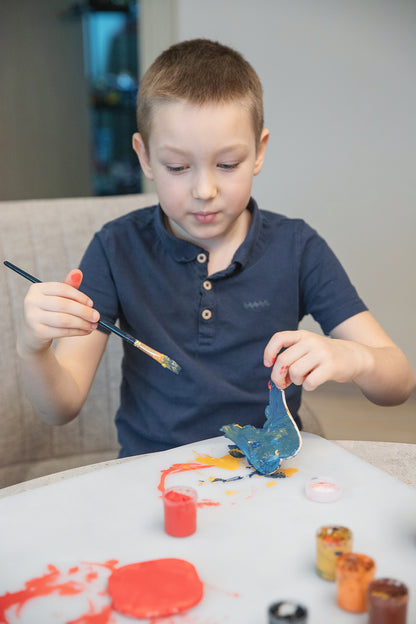 Horse Ornament – Christmas Tree Decoration Thank You Gift or Christening Invitation - Engravable Gypsum decor element - Pack of 6